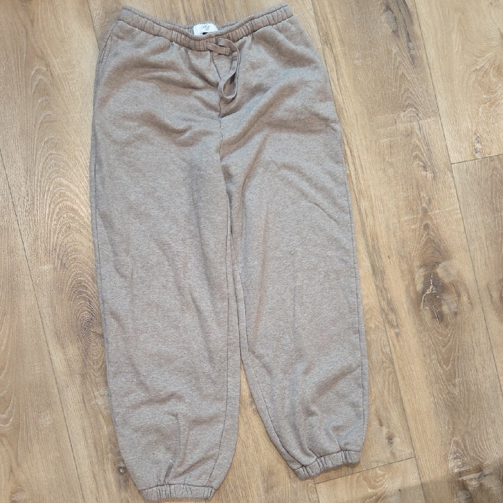 Tan Jogger Pants